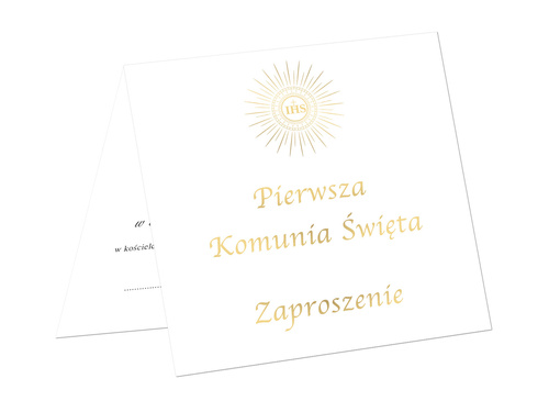 Zaproszenia na I Komunię Świętą - 6 szt.