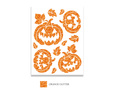 Brokatowe naklejki Dynie na Halloween - 1 szt.