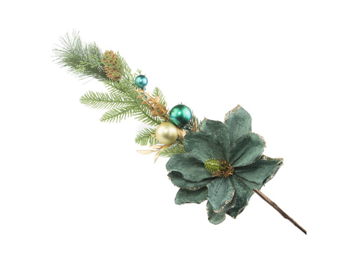 Dekoracja gałązka świąteczna - 70 cm - 1 szt.