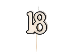 Świeczka na 18-tke - 5,5 cm - 1 szt.