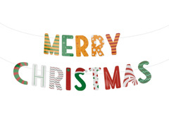 Baner Merry Christmas - 300 cm - 1 szt.