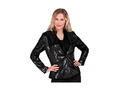 Imprezowa marynarka Party Fashion - czarna cekinowa