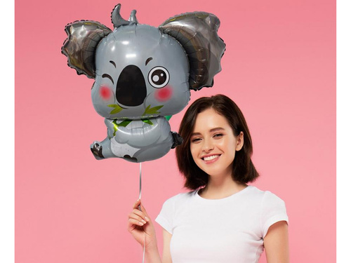 Balon foliowy Koala - 66x65 cm - 1 szt.