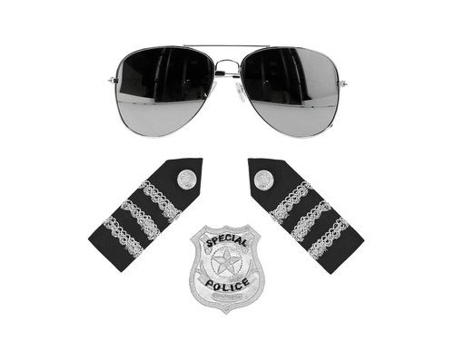 Zestaw policjanta - 3 szt.