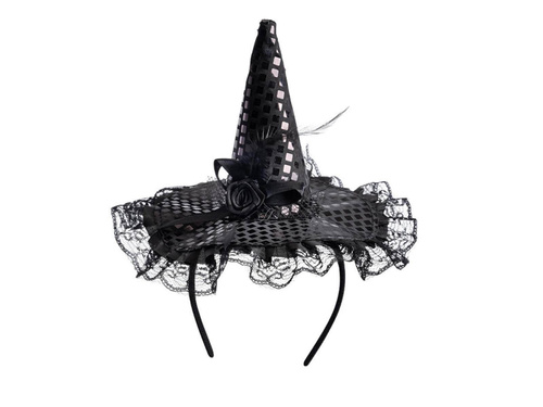 Opaska z kapeluszem Czarownicy - 1 szt.