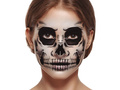 Samoprzylepne naklejki na twarz Szkielet