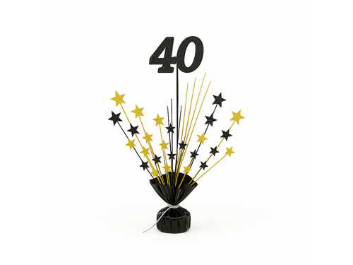 Dekoracja stołu na 40-stkę - 36 cm - 1 szt.