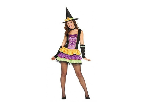 Kostium Kolorowa Czarownica dla kobiety