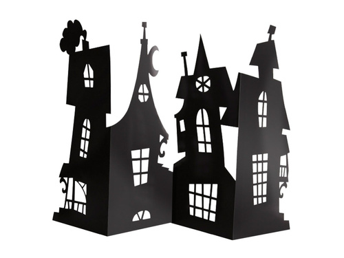 Dekoracja stołu Nawiedzony Dom na Halloween - 1 szt.