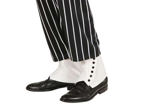 Zestaw gangstera biały - 1 komplet.