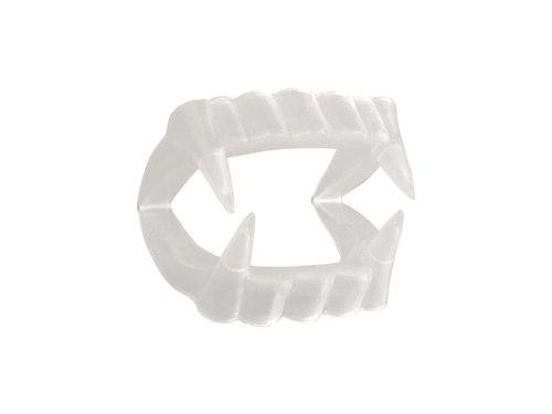 Szczęka - szczęki wampira przezroczyste Halloween - 1 szt.