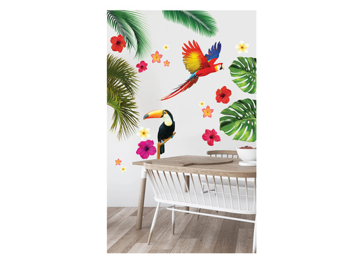 Naklejki Tropikalne Ptaki - 21 szt.