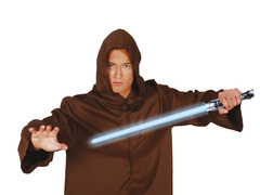 Miecz świecący biały - 66 cm