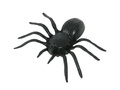 Zestaw 4 plastikowych pająków - 10 cm