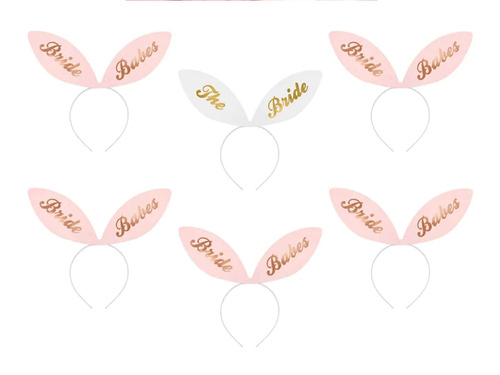 Opaski Bride Squad - 6 szt.