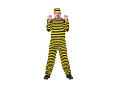 Strój więźnia żółto-czarny