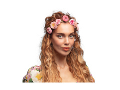 Opaska na głowę z kwiatkami Eivissa