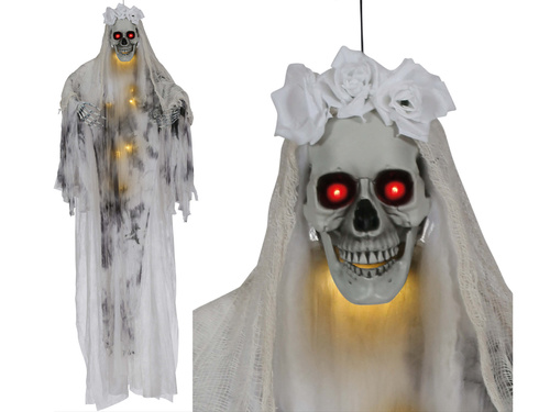 Dekoracja wisząca Szkielet Panna Młoda - 180 cm - 1 szt.