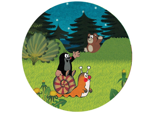 Dekoracyjny opłatek tortowy Krecik - 20 cm