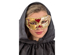 Maska karnawałowa złota