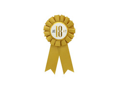 Kotylion Już 18-ka? złoty - 1 szt.