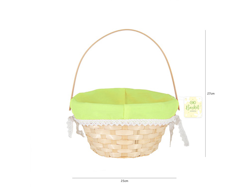 Koszyk wielkanocny Zielony - 1 szt.