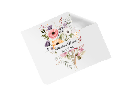 Ściereczka do okularów personalizowana na dzień matki Kwiaty polne - 1 szt.