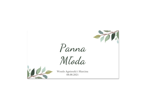 Winietki personalizowane z klamerkami na kieliszki - 30 szt.