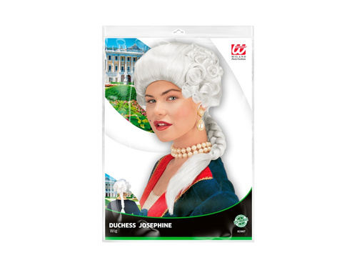 Peruka Księżnej Józefiny biała
