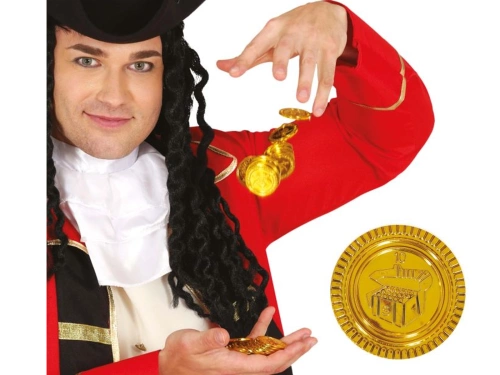 Złote monety pirackie - 25 szt.