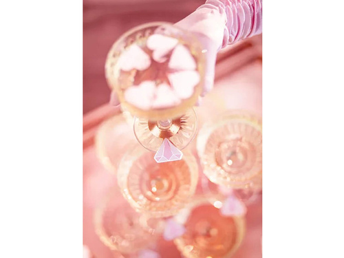 Nakładki na kieliszki Pierścionki na wieczór panieński - 10 szt.