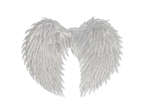 Skrzydła anioła srebrne - 50 x 55 cm - 1 szt.