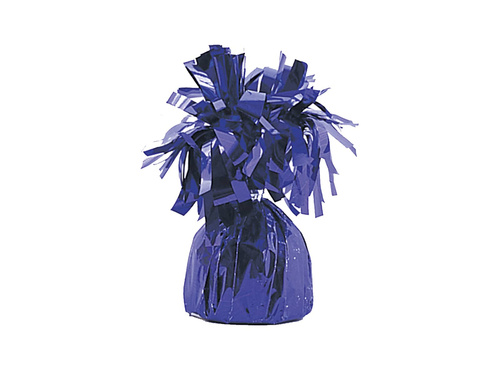 Obciążnik foliowy do balonów napełnionych helem - fioletowy - 176 g.