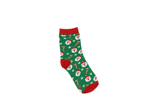 Świąteczne skarpetki dziecięce Święty Mikołaj - 1 para