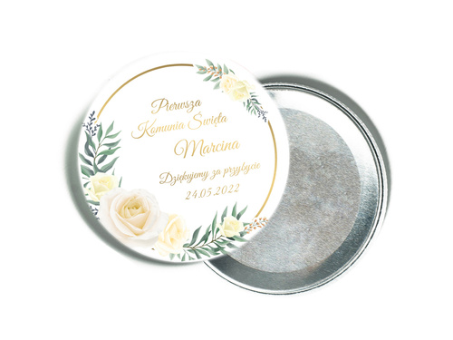 Personalizowane podziękowanie z magnesem na I Komunię Świętą - 12 szt.