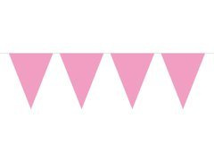 Baner flagi różowe - 10 m - 1 szt.