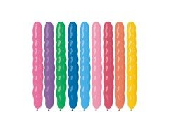 Baloniki kształty długie kule - 80 cm - 100 szt.