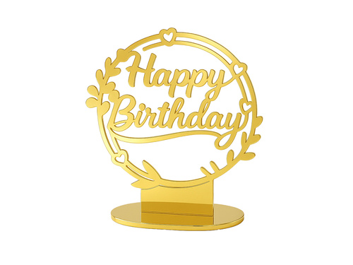 Dekoracja stołu Happy Birthday - 1 szt.