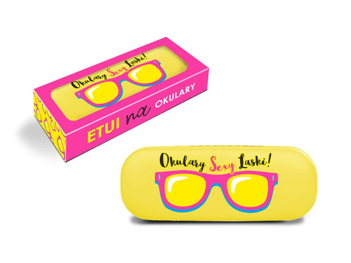 Etui na okulary z napisem Okulary Sexy Laski