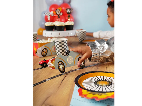 Zaproszenia urodzinowe Autko - 6 szt.