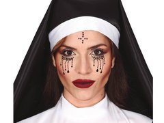 Samoprzylepne klejnociki na twarz Zakonnica