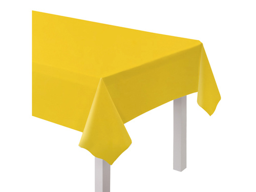 Obrus papierowy żółty - 137 x 274 cm - 1 szt.