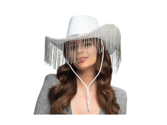 Kapelusz kowbojski Showgirl biały