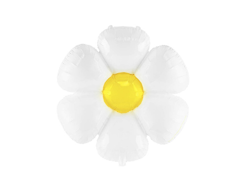 Balon foliowy Stokrotka - 75 x 71 cm - 1 szt.