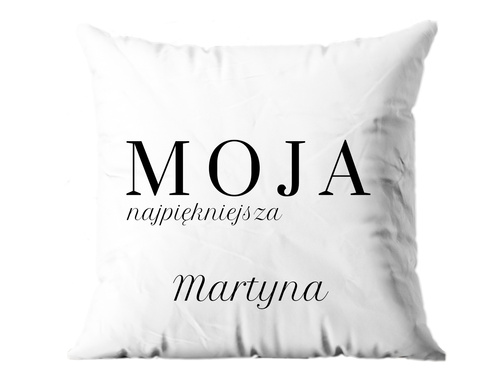 Poszewka personalizowana Moja najpiękniejsza - 1 szt.