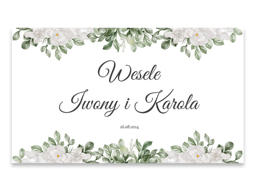 Plakat Weselny personalizowany - 90x60 cm
