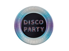 Talerzyki papierowe Disco - 18 cm - 6 szt.