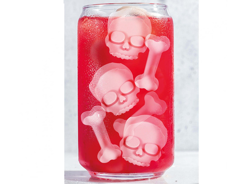 Foremka na kostki lodu Czachy i Kości na Halloween