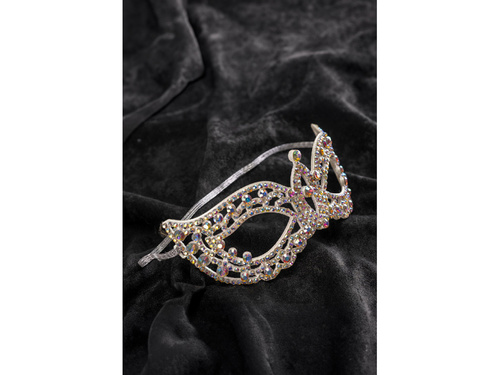 Maska karnawałowa z cyrkoniami