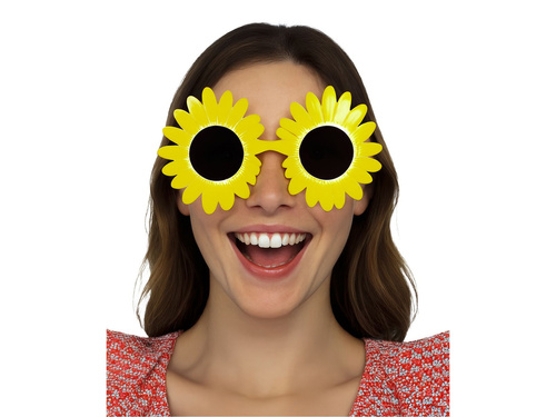 Okulary Stokrotki żółty - 1 szt.